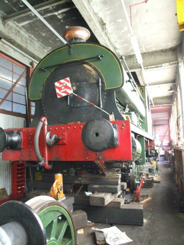 Receiving some attention in the old workshops