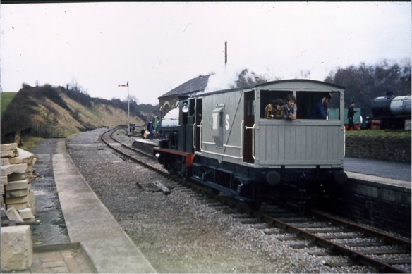 The first steam-hauled trains at Bitton