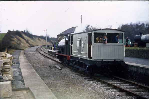 The first steam-hauled trains at Bitton