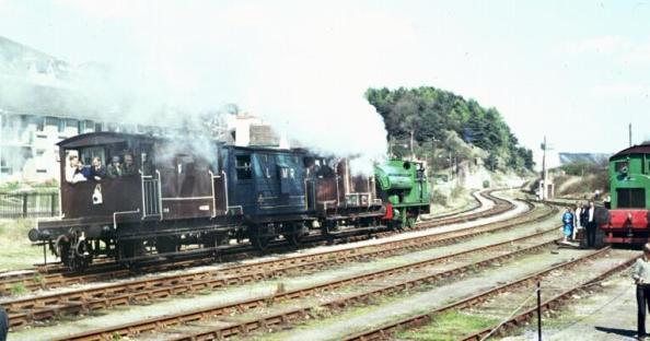 Henbury setting away for Writhlington in 1973