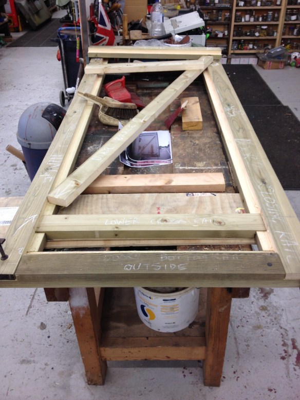 New door being made up