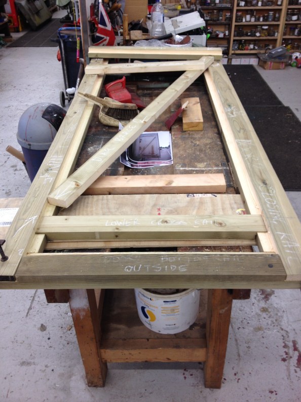 New door being made up