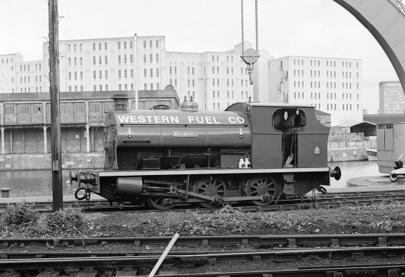In Western Fuel Co. markings, ready to pull coal trains, 27/09/1981