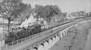 Ex-LMS 2-6-2 tank engines, Nos. 41202 and 41203 haul an RCTS special on the Bristol Harbour Line on 28th April 1957