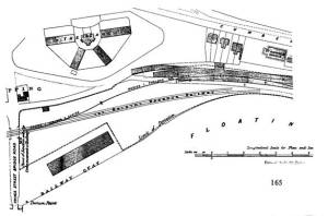 A plan showing the proposed route of the railway from the Port & Pier Railway to the Grove : 1888 Act.
