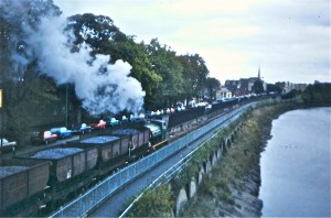 Henbury hauls a coal train up the New Cut (John Stansford)