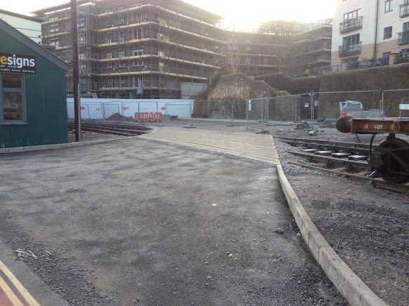 Concrete complete - Almost unrecognisable from the scene a year ago!